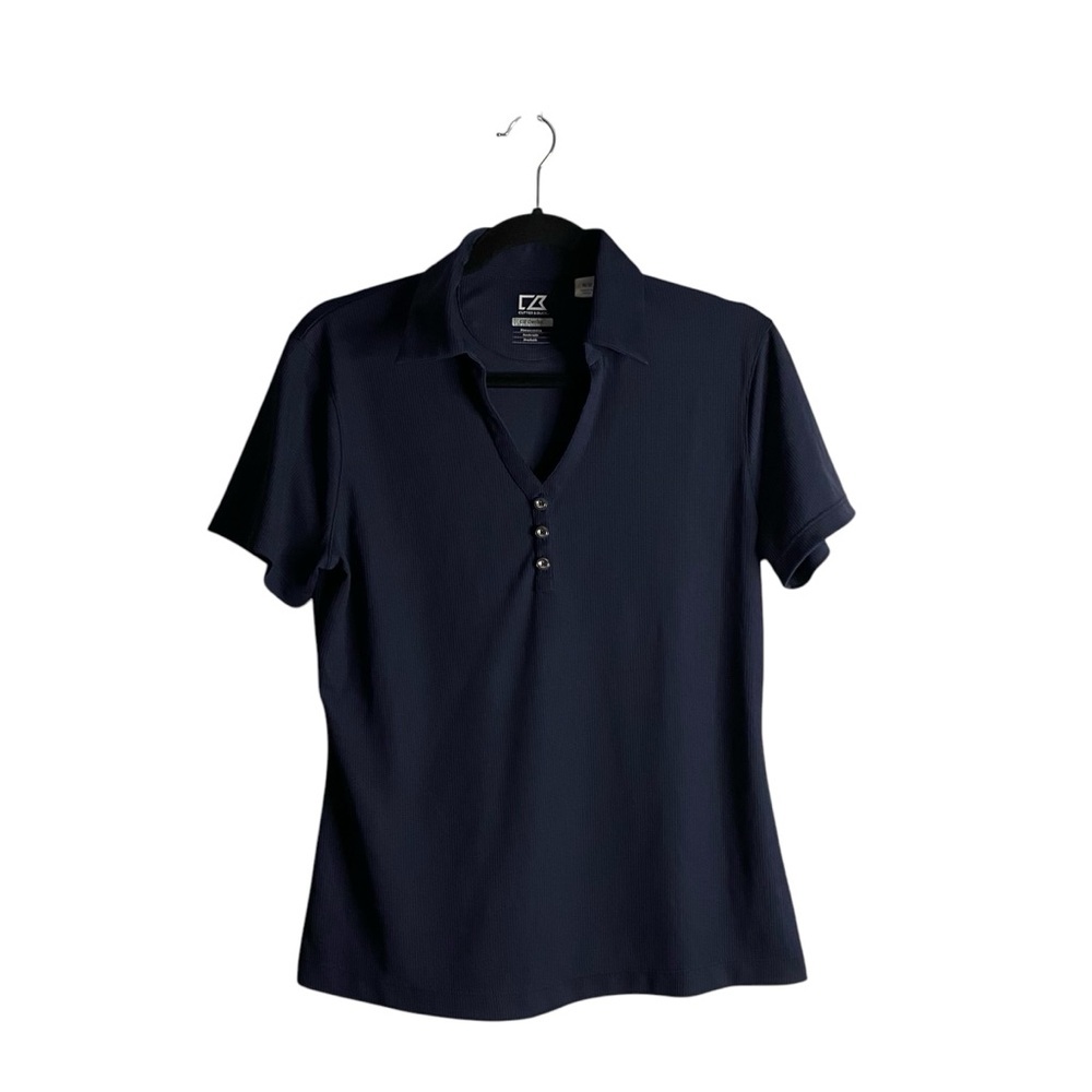 Cutter & Buck Dry Tec Women's Navy Short Sleeve Polo Shirt